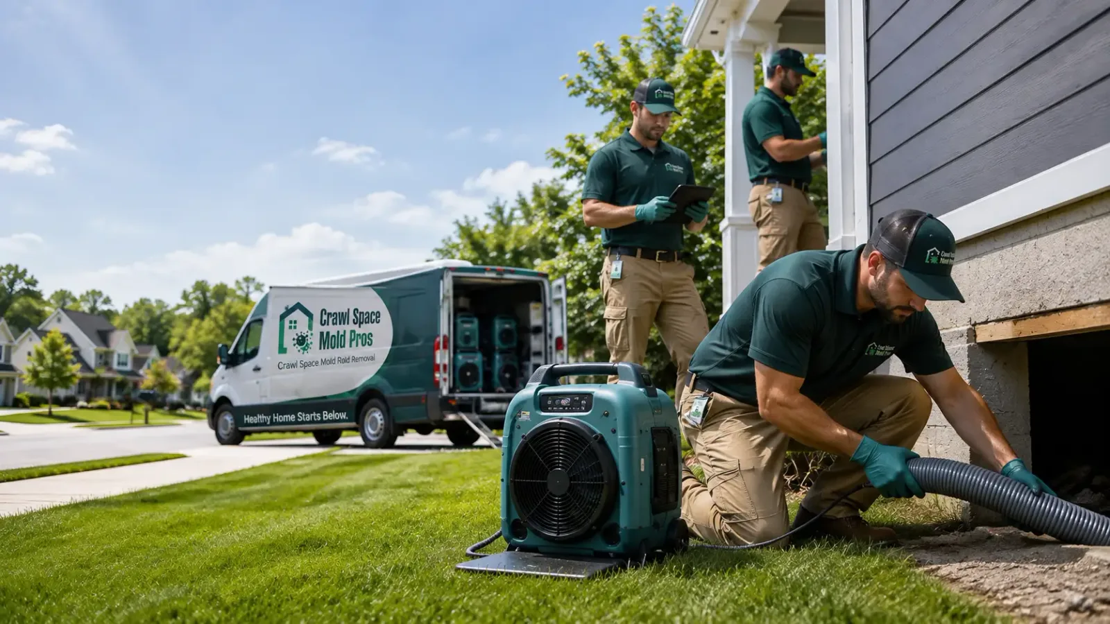 Crawl Space Mold Removal in Baylis, IL